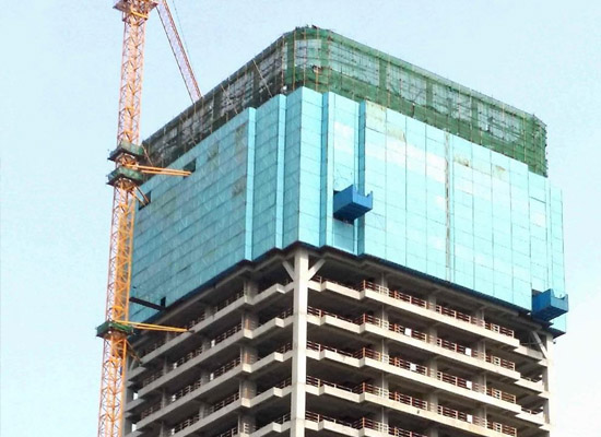 爬架網片在高層建筑中的應用